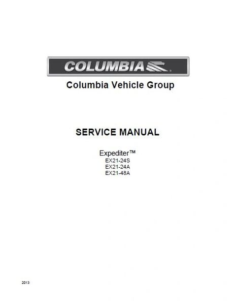 Manual, Service, Columbia Expediter EX21