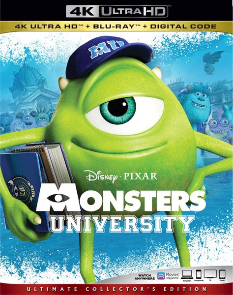 MONSTERS UNIVERSITY 4K UHD Code (Movies Anywhere)