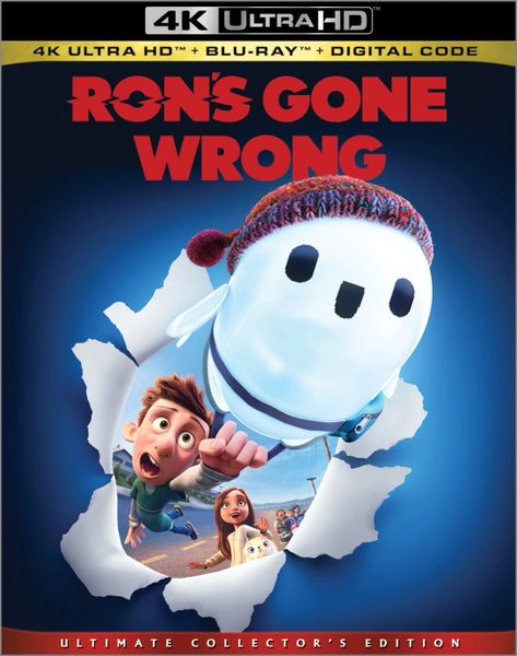 Ron's Gone Wrong 4K UHD Code (Movies Anywhere), code will be sent out on 12/9
