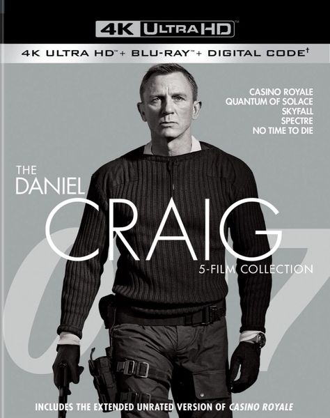 007 The Daniel Craig 5-Movie Collection 4K UHD Code (VUDU only)