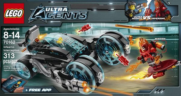 LEGO Ultra Agents 70162 Infearno Interception, Age 8+ (313 Pieces), Retired Product