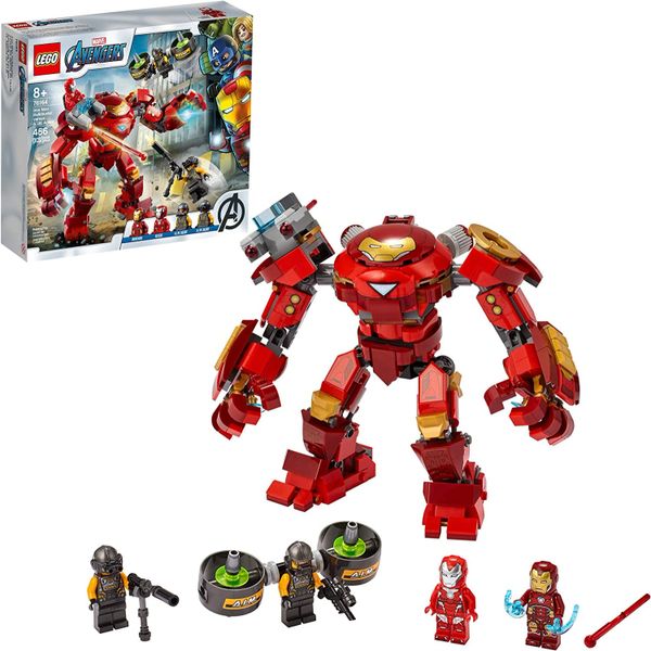 LEGO Marvel Avengers Iron Man Hulkbuster Versus A.I.M. Agent 76164, Age 8+ (456 Pieces)