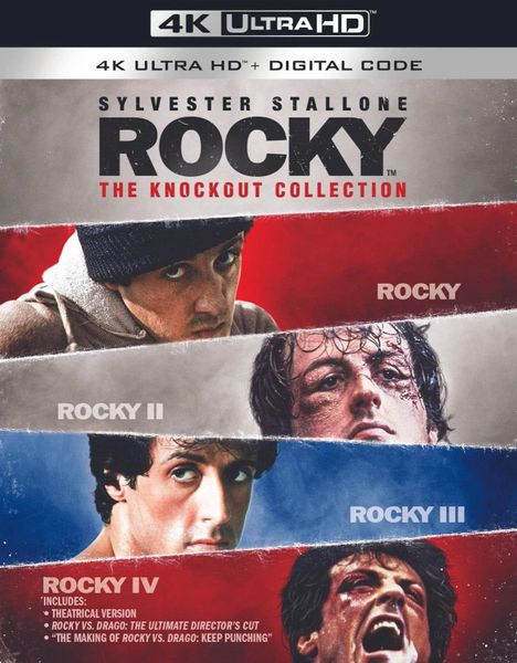 Rocky: The Knockout Collection 4K UHD Code (Vudu only)