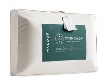 A single pillow featuring CBD infused foam
