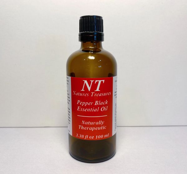 PEPPER BLACK ESSENTIAL OIL 100 ML Natures Excellence Inc.