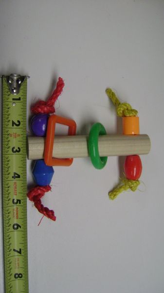 #35 Wooden Rod with Shapes Foot Toy
