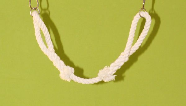 #58 12" Double Loop 1/4" Rope Perch