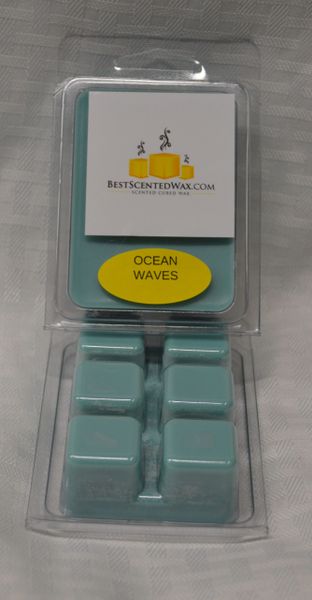 Ocean Waves Triple Scented Wax Melts (6 Cubes Per Shell)