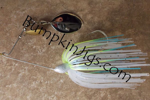 Piano Wire Spinnerbait-Colorado/Mag Willow