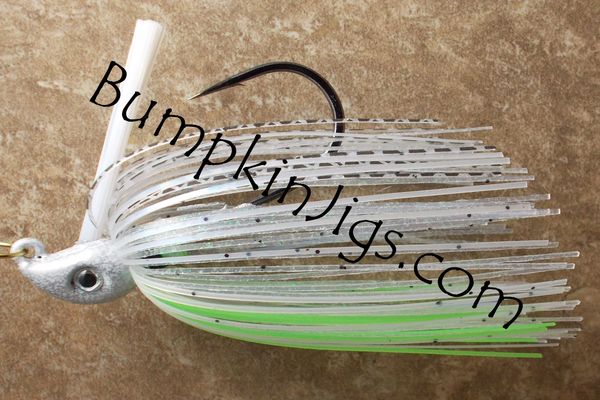 Orange / White Swim Jig