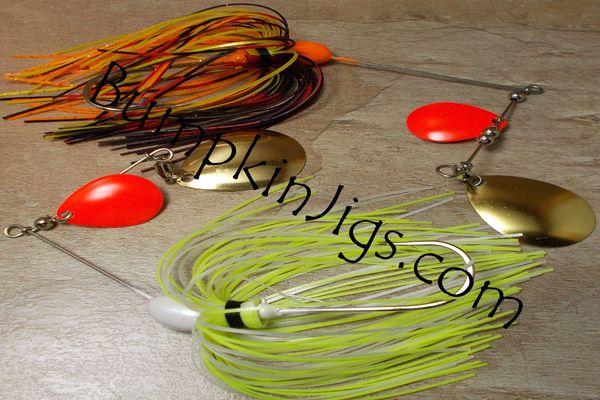 Double Colorado Spinnerbait  Bobcat Bumpkin Custom Lures