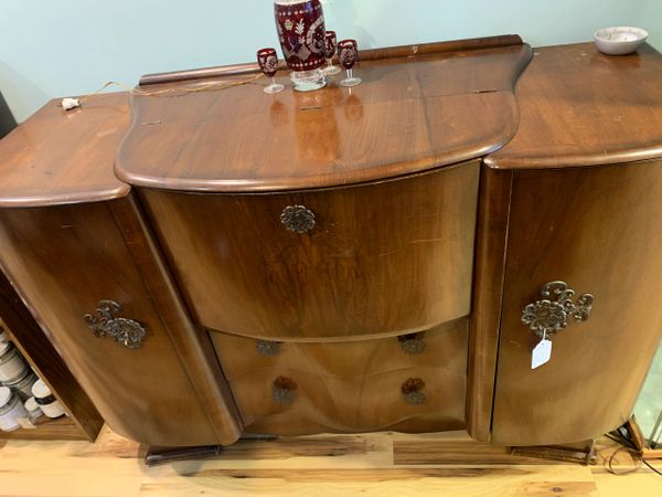 SOLD--Art Deco Bar Cabinet