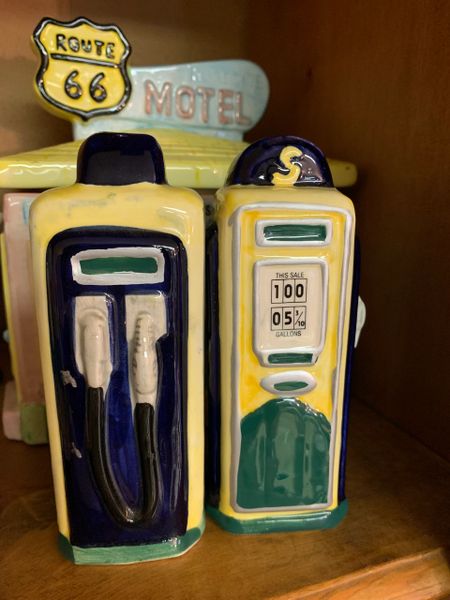 SOLD-OCI Gas Station Pump Salt & Pepper Set