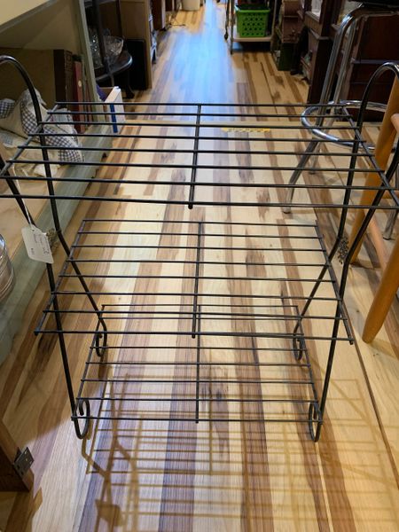 Mid Century 3 Level Wire Metal Stand