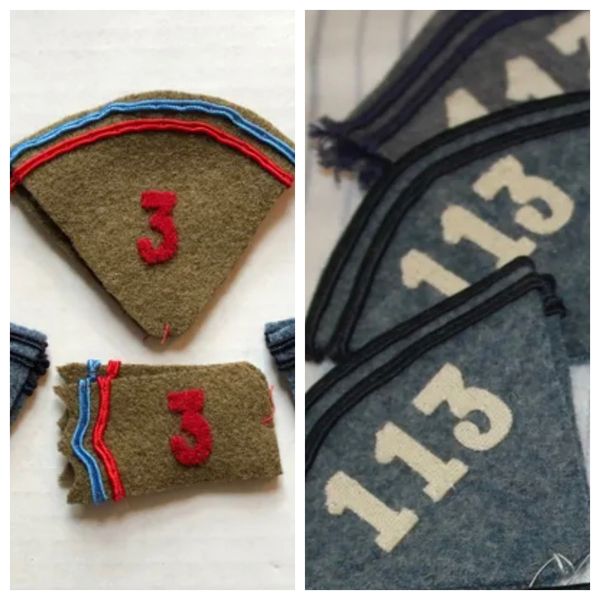 Collar Tabs, Reproduction (pair)