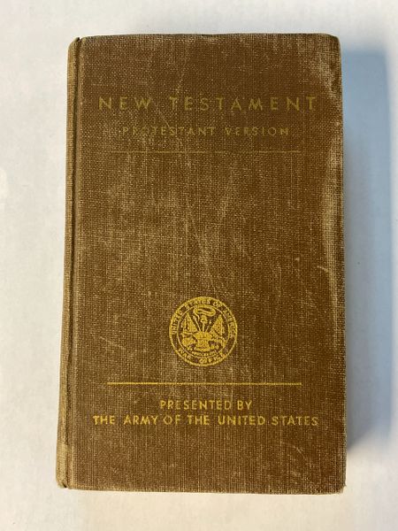 Original WWII US New Testament, Protestant Version (named)