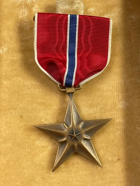 Original WWII Bronze Star - named