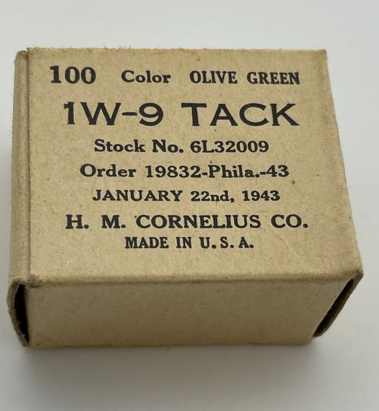 Original 1943 Dated WW2 Thumb Tacks!