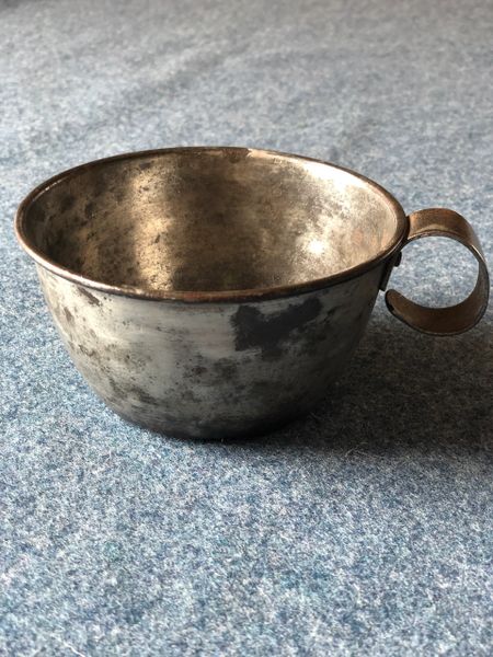 Original WWI French Colonial Tin Cup