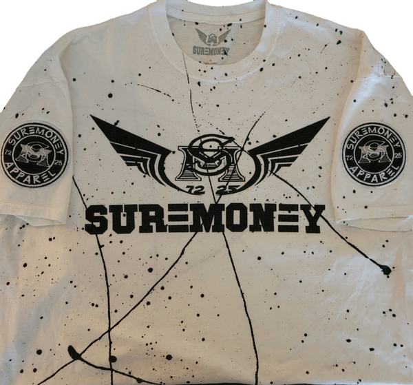 Suremoney Egyptian Wings White Tee