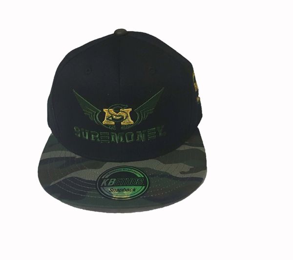 Black and Camo Egyptian wings Hat