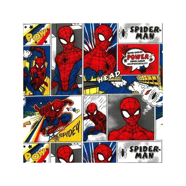 Craft Cotton Co. Spiderman Spiderman Comic Strip 13080021VS FREE | Stitch x  Stitch Stowmarket