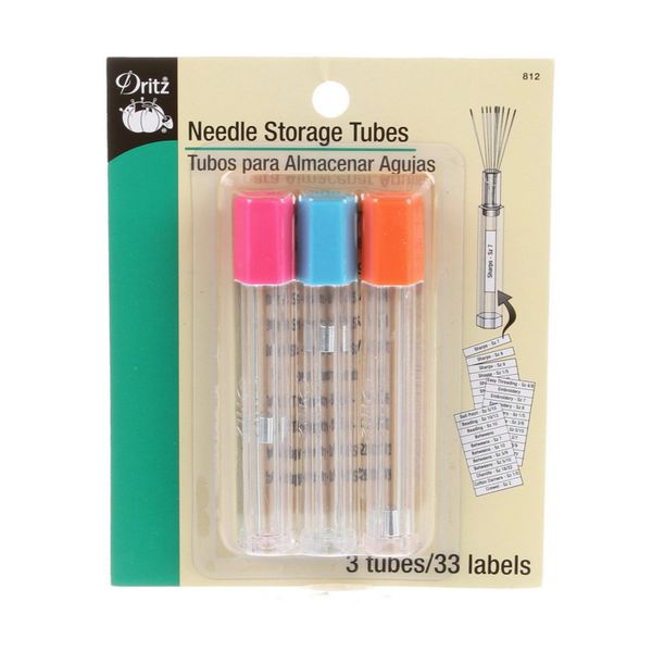 Dritz Needle Storage Tubes FREE UK SHIPPING Stitch x Stitch