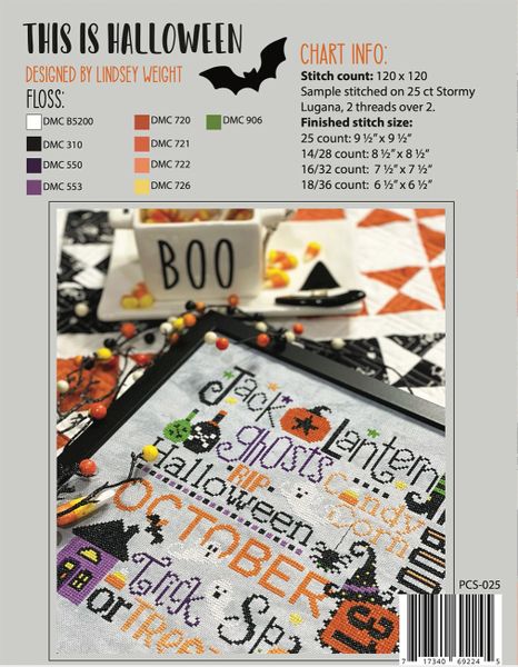 Primrose Cottage Stitches This Is Halloween Cross Stitch Pattern ...