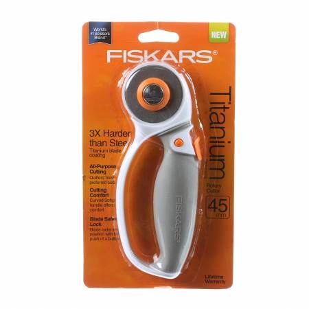 Fiskars Titanium Comfort Loop Rotary Cutter 45CMS FREE UK SHIPPIN ...