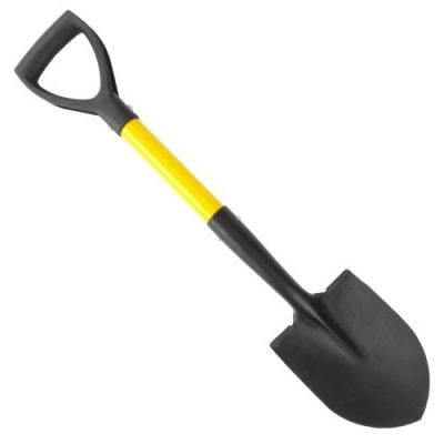 Shovel Spade 12"x9" All Metal Fiberglass Handle
