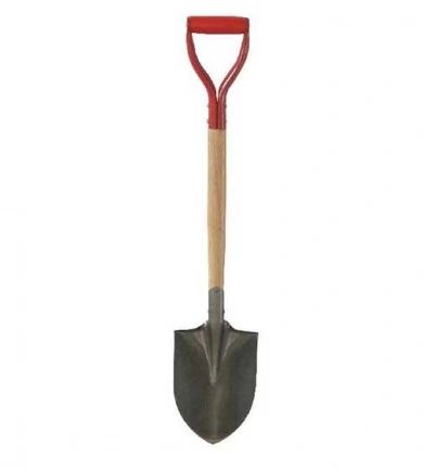 Shovel Spade 12"x9" All Metal Wood Handle