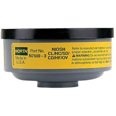 Honeywell / North Safety N75003L | Organic Vapor / Acid Gas Respirator Low Profile Cartridge