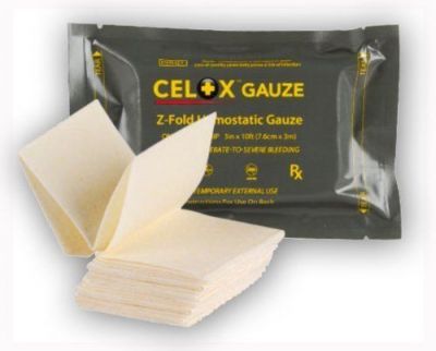 Combat Medical Systems - Celox Gauze Hemostatic 3" x 10'