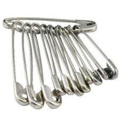 SAFETY PINS (STAINLESS STEEL) 12 pcs
