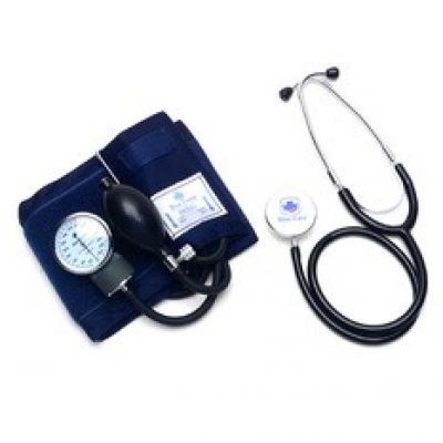 BP Set with Stethoscope Blue Cross