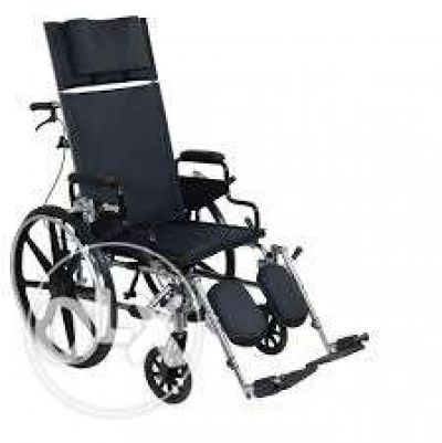 Reclining Commode Wheel Chair