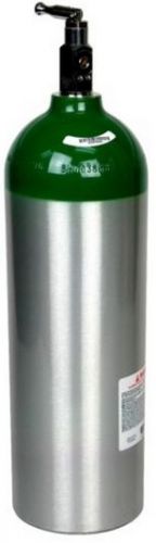 Brand New JUMBO "D' Size Aluminum Oxygen Cylinder tank W/ Standard Toggle Valve