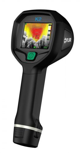 FLIR K2 Thermal Imaging Camera TIC for Firefighting w/Accessory Kit 160 × 120 IR Resolution and MSX® image overlay technology