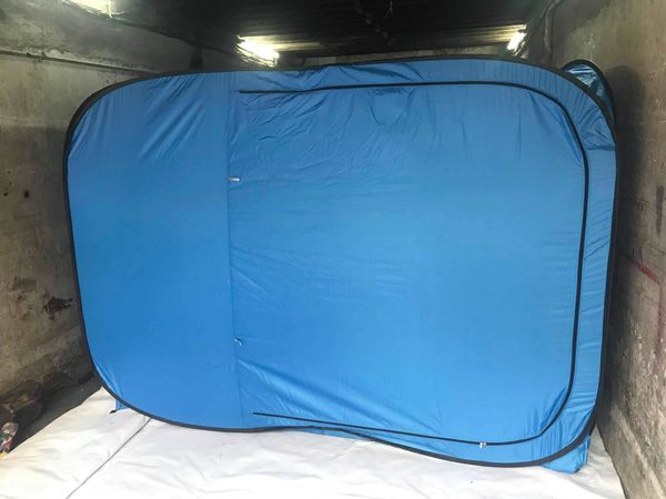 HIGH QUALITY EVACUATION TENT (MODULAR TENT) 250cmX250cmX180cm BLUE