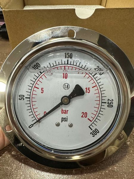 Pressure Gauge for fire truck 0-300psi