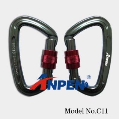 C11 Manual Screwgate Carabiner Aluminum