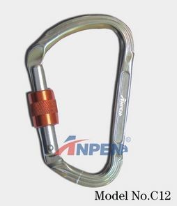 C12 Manual Screwgate Carabiner alumi