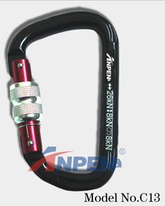 C13 Manual Screwgate Carabiner Aluminum