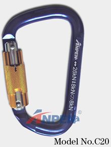 C20 Automatic Twistlock Carabiner Aluminym