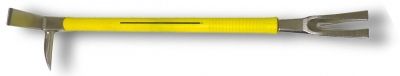 Nupla Yellow Nuplaglas Handle Steel Claw and Pry Halligan Tool, 30" Length