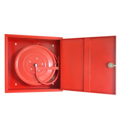 Fire Hose Reel 25mmx30m C W Cabinet Valve Hose And Nozzle