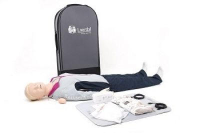 Laerdal Resusci Anne QCPR Full Body w/Airway Head w/Carry Bag