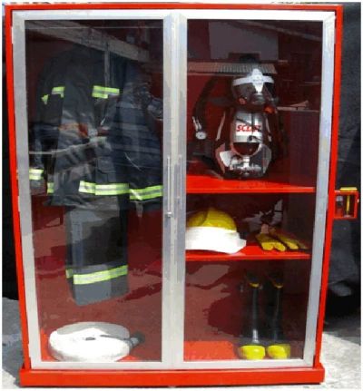 Fire Fighting Equipment Cabinet (Steel) 80"H X 48"W X 20"D