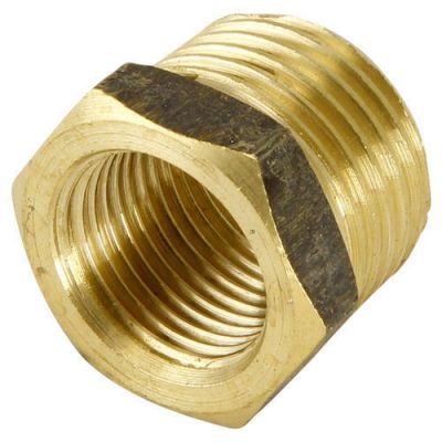 ADAPTER BRASS REDUCER BUSHING SIZE 1.5" FEMALE IPT X 2" MIPT