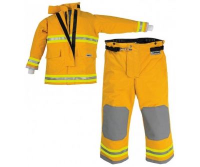 OSX Attack Fire Suit Coat and Pants Yellow MEDIUM